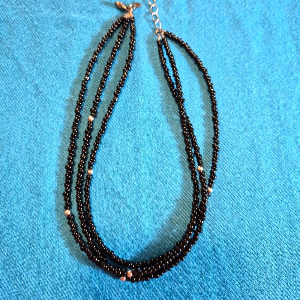 Black Silpada 925 Necklace